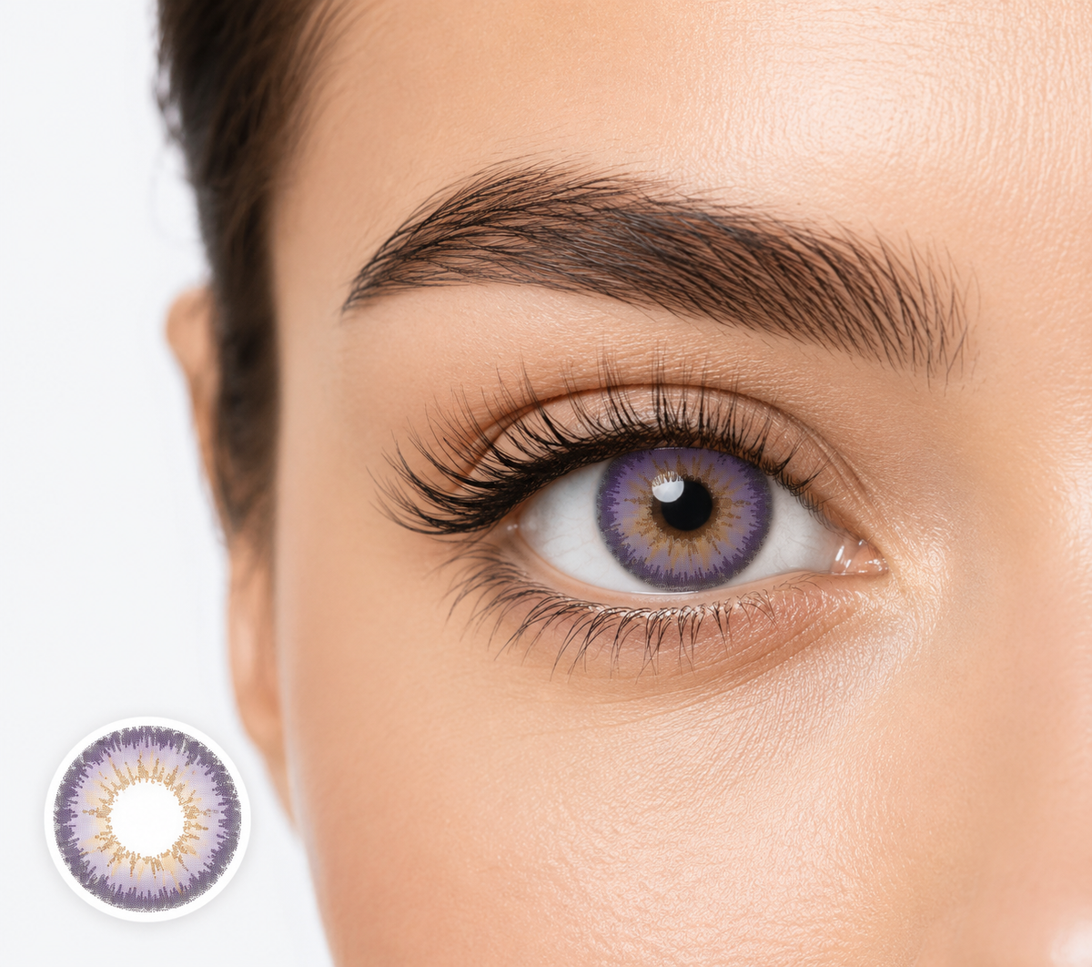 Sunsoft Silver — Indigo Contact Lens (Plano)