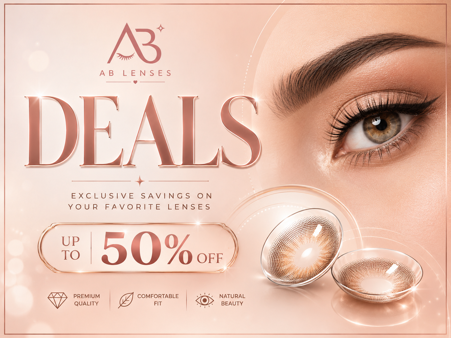 AB Lenses Bridal Collection - Beautiful Eyes. Unforgettable Moments.