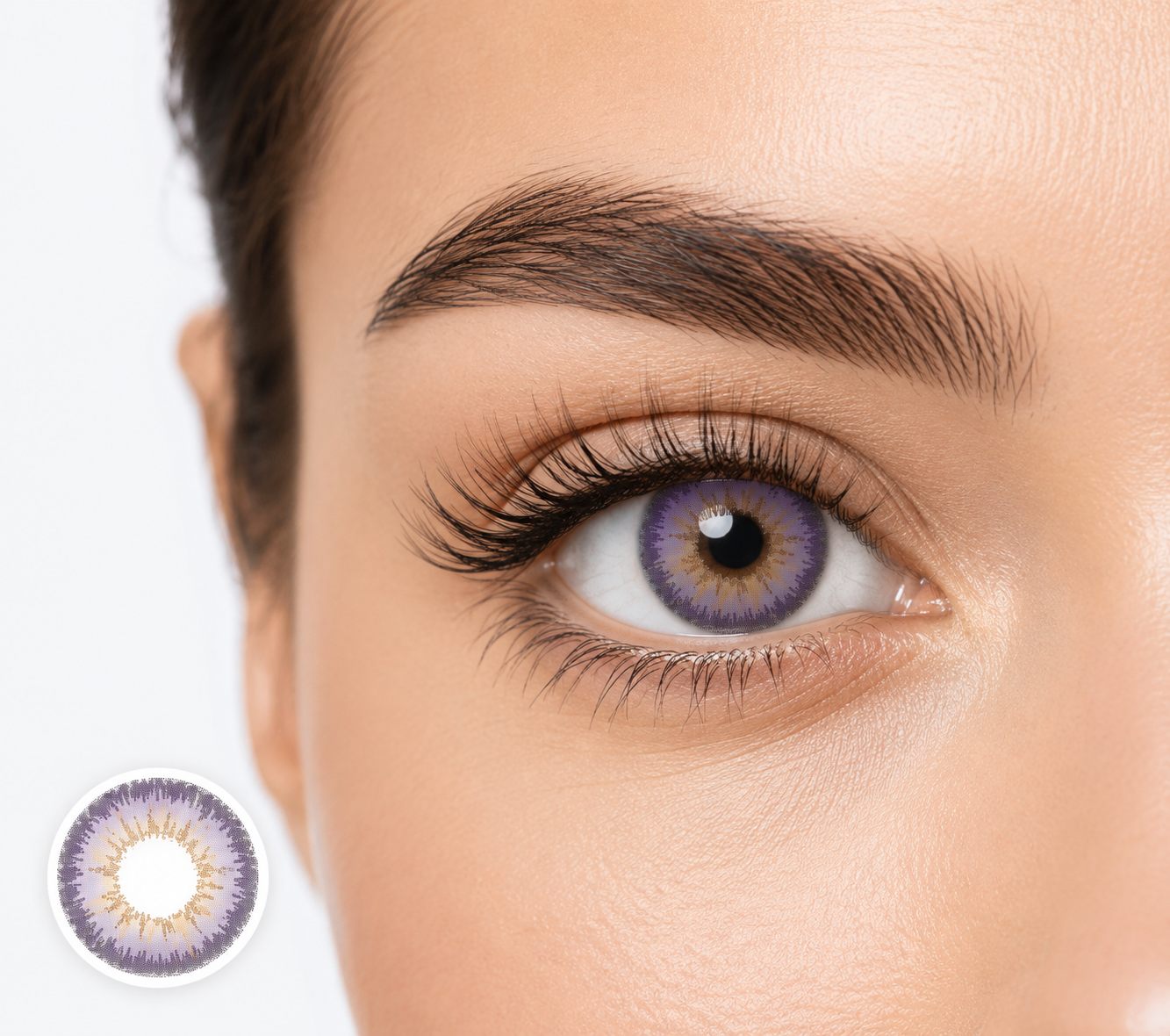 Sunsoft Silver — Indigo Contact Lens (Plano)