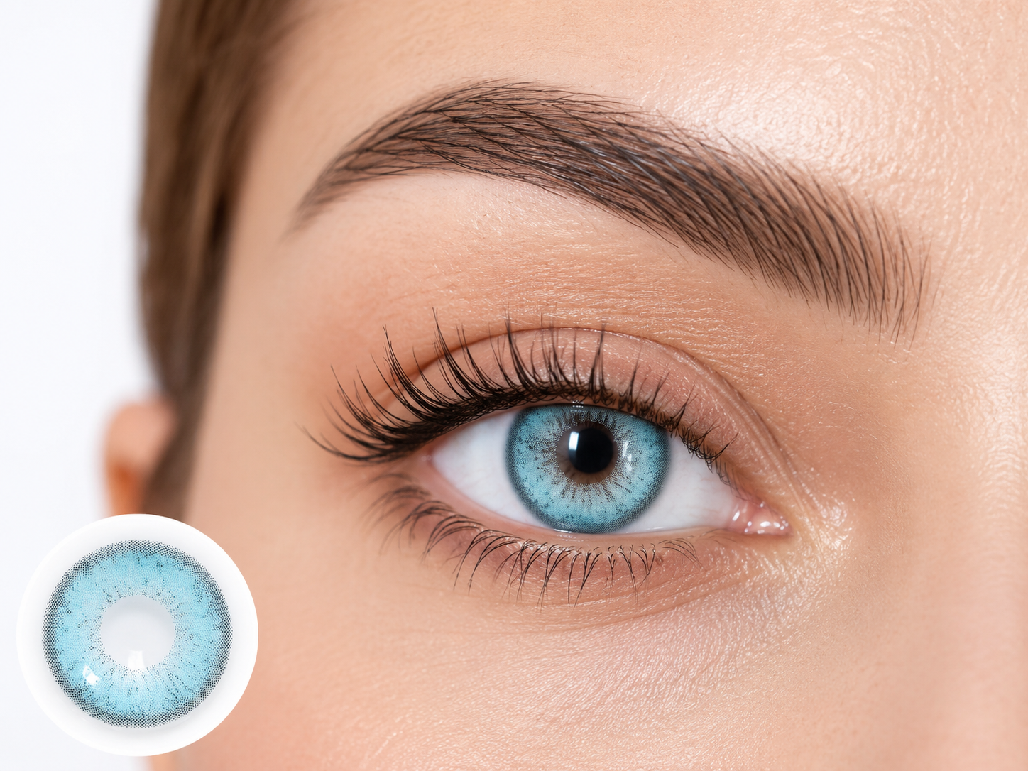 Sunsoft Silver | Glacier Contact Lens (Plano)