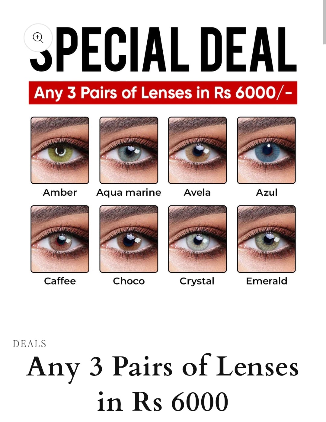 Special Deal — Any 3 Pairs Rs. 6,000